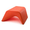 Red Otto Ottoman by Offi, versatile seating bench with integrated planter, modern design and vibrant color.