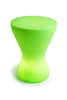 Sky blue Offi Bongo Stool, modern seating with a rounded, compact design, perfect for stylish casual spaces