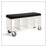 Bench Box with Gray Upholstery by Offi