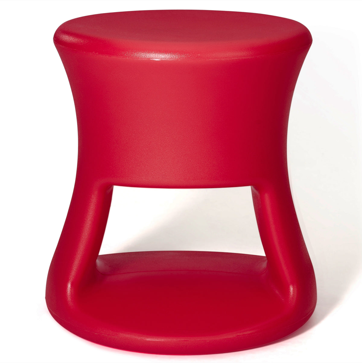 White Tiki Stool by Offi, modern seating with a smooth, curved design perfect for contemporary interiors.