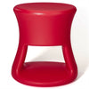 White Tiki Stool by Offi, modern seating with a smooth, curved design perfect for contemporary interiors.