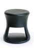 White Tiki Stool by Offi, modern seating with a smooth, curved design, perfect for contemporary interior spaces.