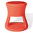 White Tiki Stool by Offi, modern seating with smooth curves, lightweight design, and tropical-inspired aesthetic.