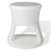White Tiki Stool by Offi, modern seating with a sleek, curved design, perfect for contemporary interior spaces.
