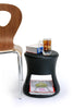 White Tiki Stool by Offi, modern seating with a sleek, sculptural design perfect for contemporary interiors.