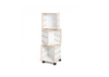 Pair of birch wood Perf Boxes storage containers by Offi, featuring sleek rectangular design with rounded edges.