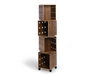 Two birch Perf Boxes by Offi for storage, featuring sleek rectangular design and natural wood finish.