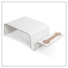 Birch Overlap Tray table by Offi with a sleek, modern design featuring a spacious overlapping surface and minimalist style.