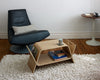 Walnut Embrace Coffee and End Table by Offi, showcasing sleek modern design and smooth wood finish.