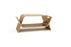 Walnut Embrace coffee and end table by Offi with sleek modern design and smooth wooden surfaces.