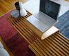 Walnut Mag Side Table and Laptop Stand by Offi, modern table with sleek design and functional surface for workspace or living room.
