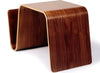 Walnut Mag Side Table by Offi, a sleek modern table and laptop stand with clean lines and compact design.