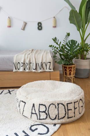 ABC Pouffe by Lorena Canals