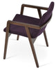 Chaise de salle à manger avec accoudoirs en bois Nevada par Soho Concept