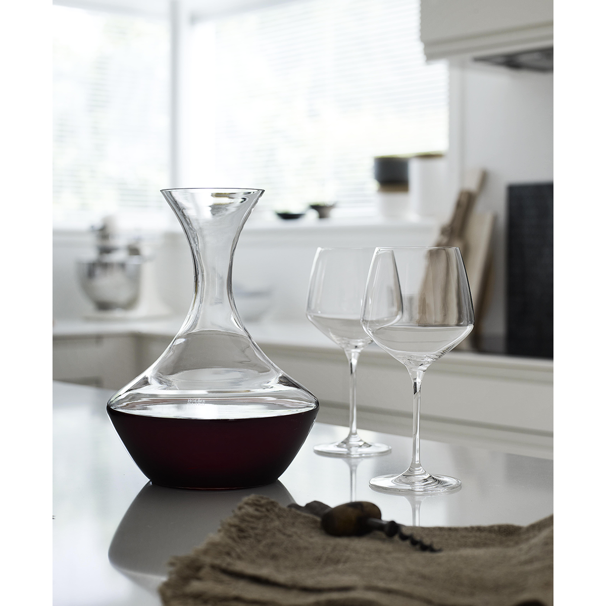 Perfection Carafe and Holder by Holmegaard