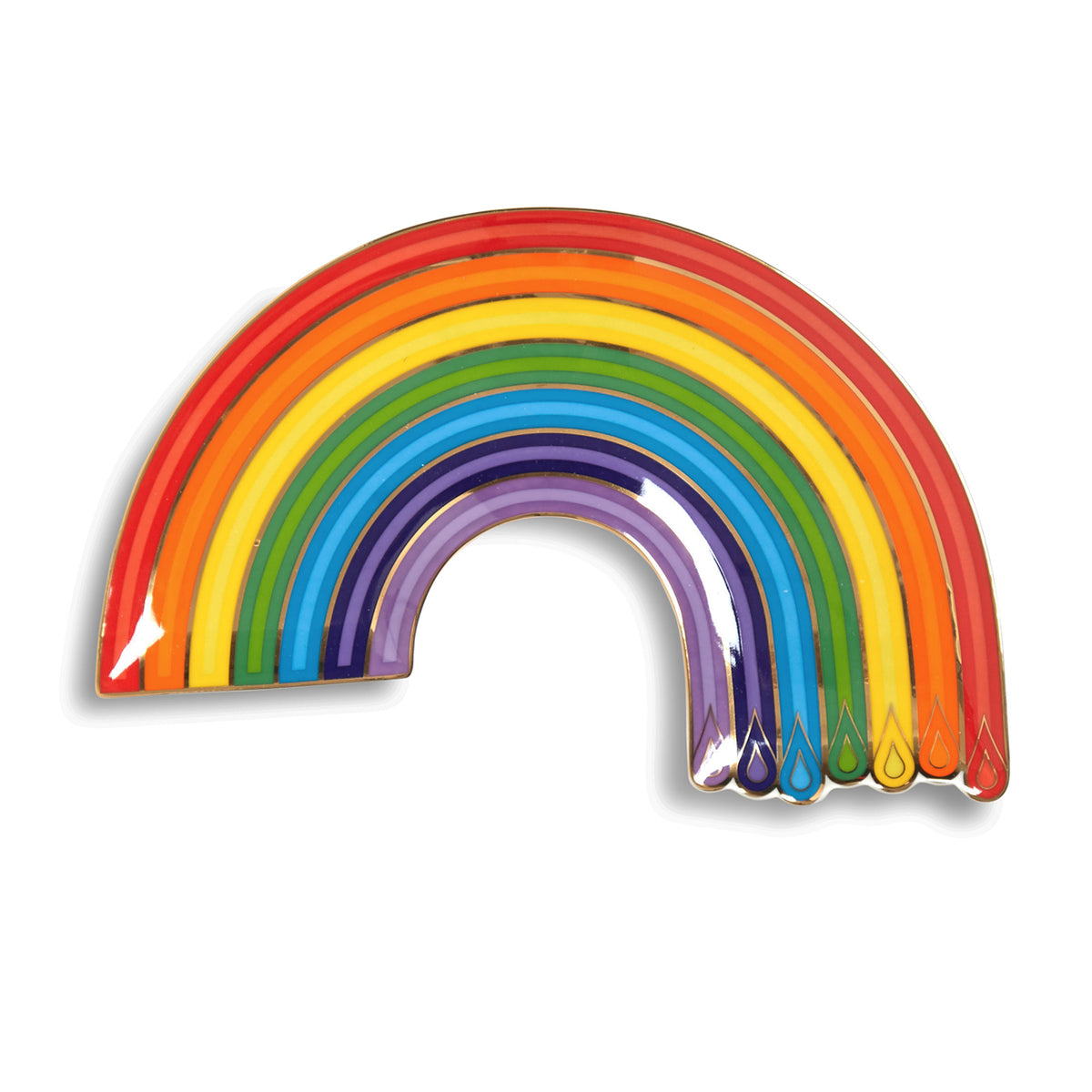 Plateau à bijoux Dripping Rainbow par Jonathan Adler