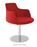 Chaise pivotante ronde Dervish par Soho Concept