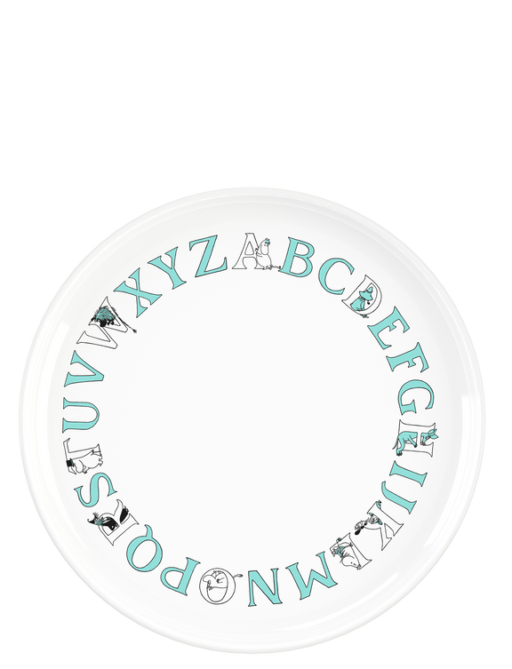 Moomin ABC Plate 20cm by Rig-Tig