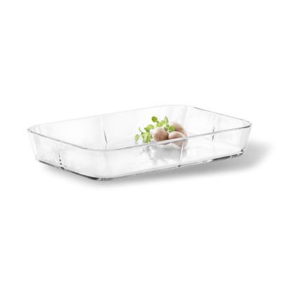 Rosendahl Grand Cru glass oven-proof dish, a sleek kitchen accessory with clear, durable glass for baking and serving.