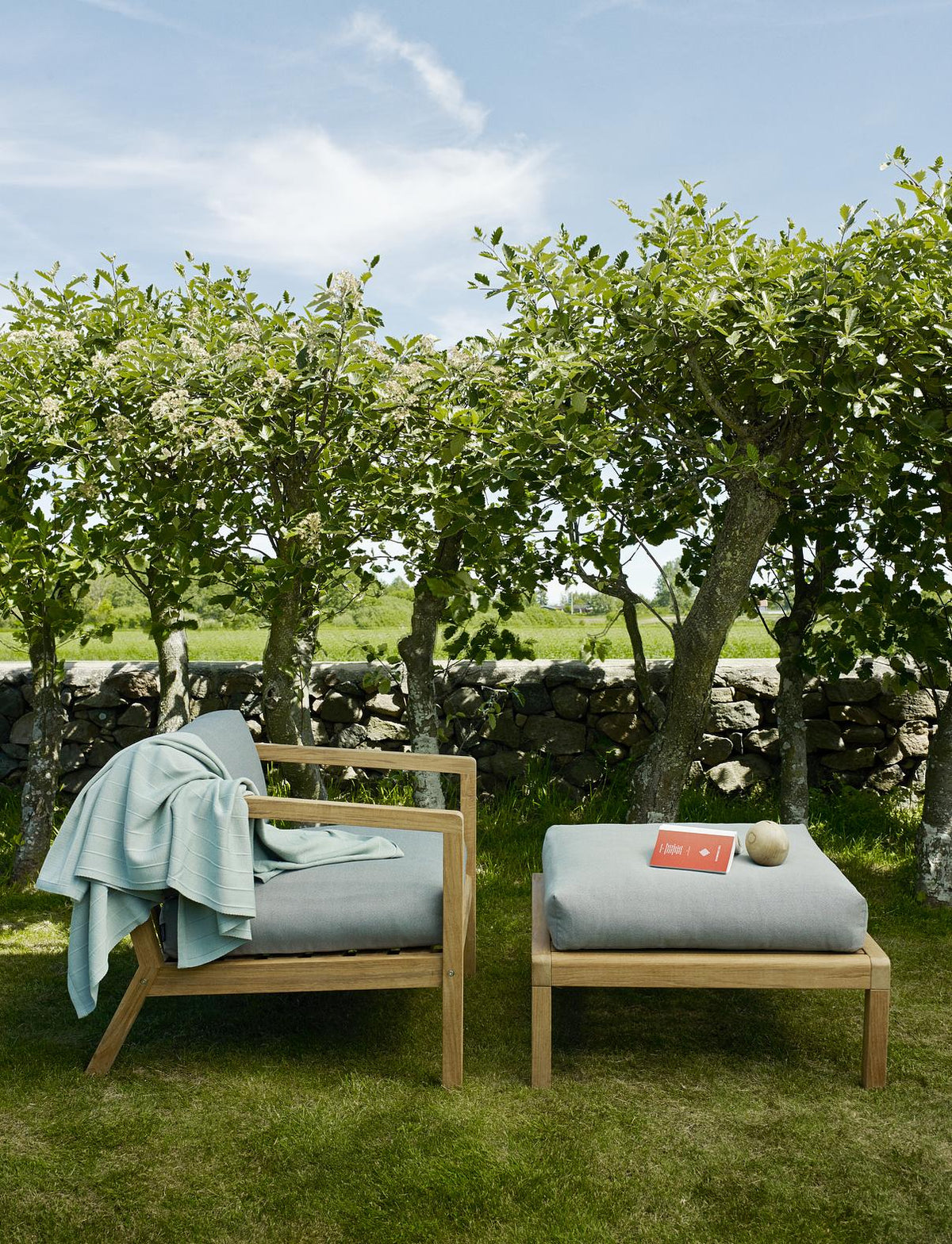 Virkelyst Pouf by Skagerak by Fritz Hansen