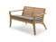 Regatta Lounge Bench by Skagerak by Fritz Hansen