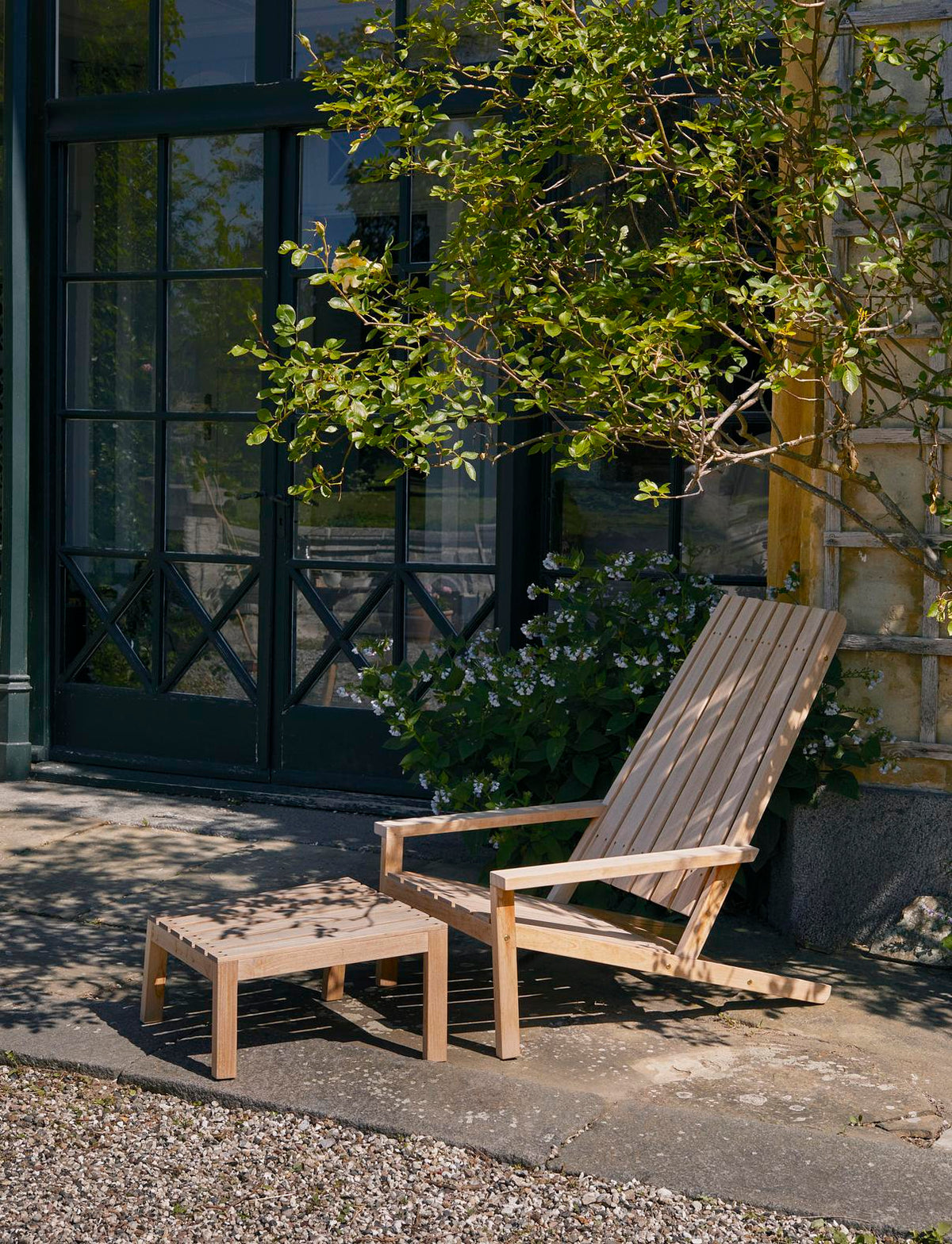 Between Lines Deck Chair by Skagerak by Fritz Hansen