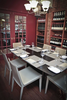 Black Tiffany dining chair by Soho Concept, stylish seating with a sleek modern design and comfortable cushioning.