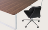 Gakko Office Chair by Soho Concept featuring chrome-plated frame and ergonomic seating for modern office environments.