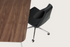 Gakko Office Chair by Soho Concept with chrome-plated frame and ergonomic seating, modern design for office or workspace.