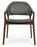 Luna Arm Dining Chair by Soho Concept, modern seating with sleek design and wooden legs, perfect for contemporary dining rooms.