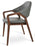 Luna Arm Dining Chair by Soho Concept, modern seating with sleek design and armrests, ideal for dining rooms or contemporary spaces.