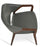 Luna Arm Dining Chair by Soho Concept, stylish seating with a modern design, featuring a sleek silhouette and comfortable armrests.