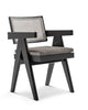 Pierre J Arm Chair by Soho Concept, soft cushioned seating with modern design, showcasing its stylish armrests and comfortable upholstery.
