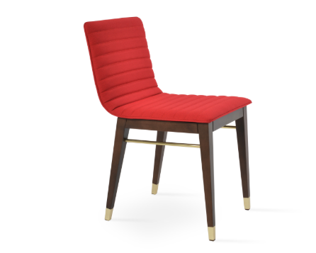 Corona Wood Dining Chair - Fully Upholstered by Soho Concept