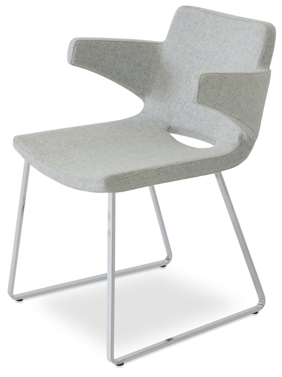 Nevada Arm Sled Chair by Soho Concept