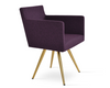 Harput Star Chair by Soho Concept, black leatherette seating with powder steel frame, modern design for stylish interiors