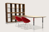 Crescent Wire Dining Chair by Soho Concept