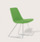 Eiffel Wire Chair by Soho Concept, chrome frame and leatherette seating, modern seating piece with wire design.
