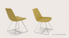 Eiffel Wire Chair by Soho Concept, modern seating with chrome frame and leatherette seat, showcasing sleek wire design.