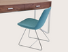 Eiffel Wire Chair by Soho Concept, chrome-framed seating with leatherette upholstery, modern design and intricate wire detailing.