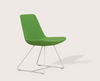 Eiffel Wire Chair by Soho Concept, modern seating with chrome frame and leatherette upholstery, featuring a distinctive wire design.