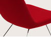 Eiffel Wire Chair by Soho Concept, chrome frame with leatherette seating, modern seating with a wire design.