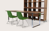 Eiffel Wire Chair by Soho Concept, chrome-framed seating with leatherette upholstery, modern design for stylish interiors.