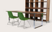 Eiffel Wire Chair by Soho Concept, chrome-framed seating with leatherette upholstery, modern design for stylish interiors.