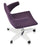 Nevada Arm Office Chair by Soho Concept with leatherette upholstery and chrome armrests, modern ergonomic seating for office use