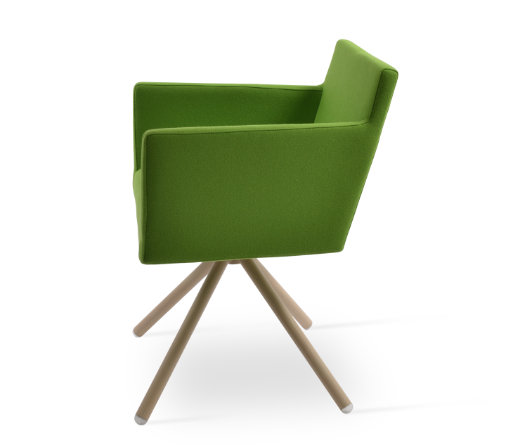 Harput Stick Arm Swivel Chair by Soho Concept