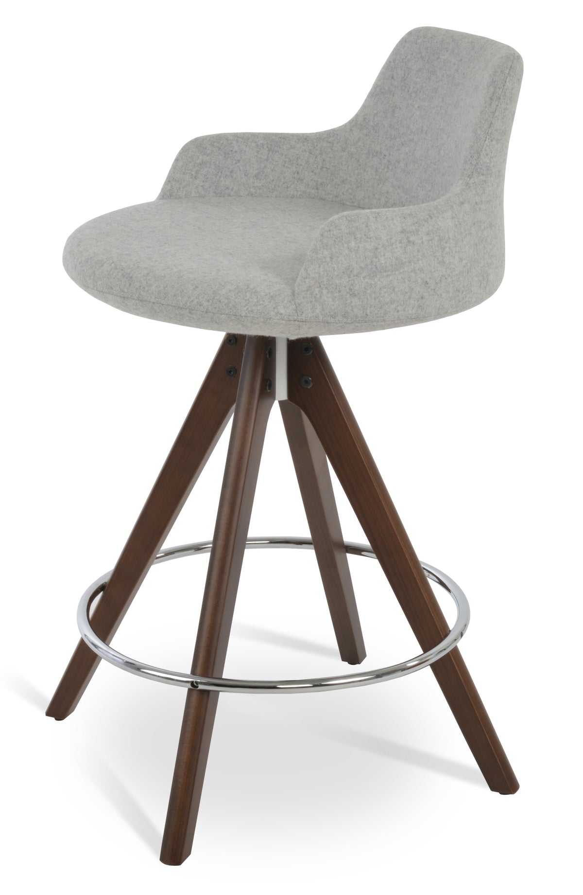 Dervish Pyramid Swivel Bar/Counter Stool by Soho Concept