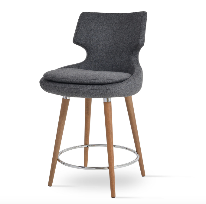 Patara Wood Counter/Bar Stool by Soho Concept