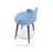 Dervish Bar/Counter Wood Stool by Soho Concept