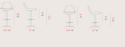 Tabouret Pera Piston par Soho Concept